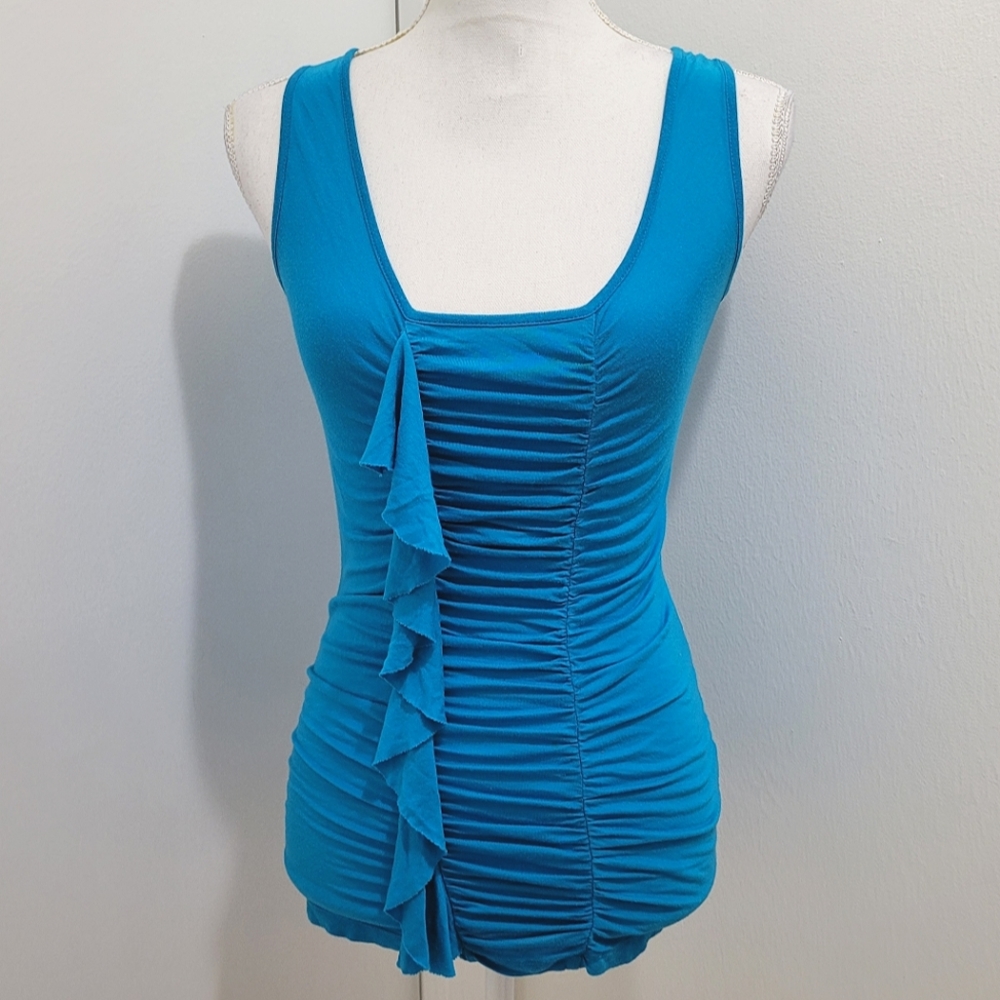 Y2K Blue Top XS